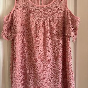 PerSeption Concept Blush Lace Top